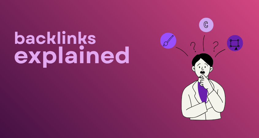 Backlinks explained with a confused guy